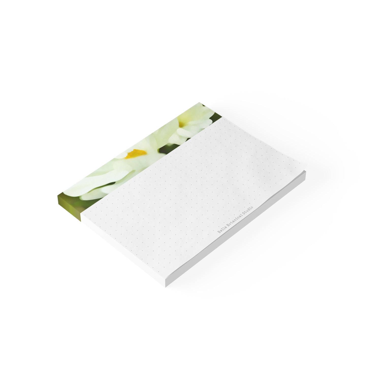 White Cosmos Photo 4x3 Post-it® Note Pad