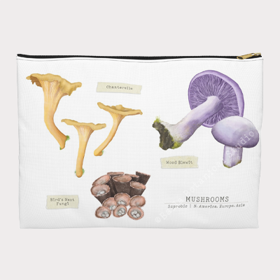 Mushrooms Accessory Pouch