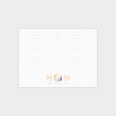 Pearl 4x3 Post-it® Note Pad