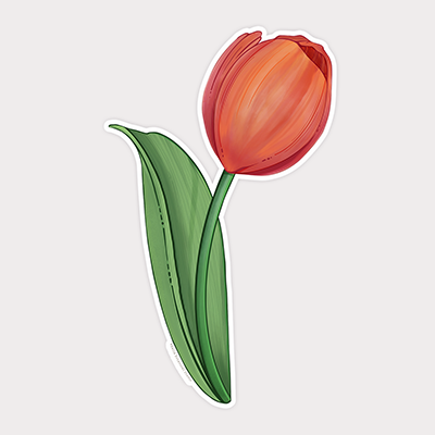 Tulip Vinyl Sticker